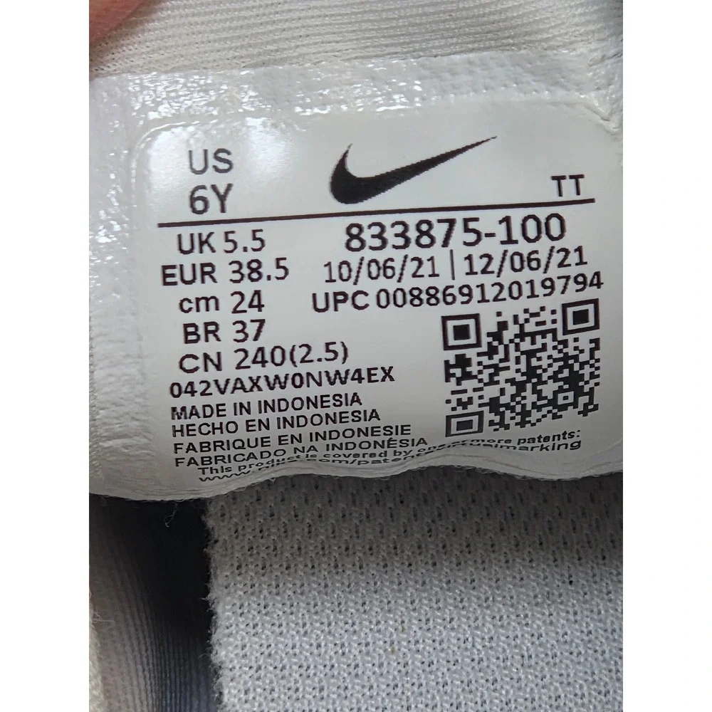 Nike Air Presto Triple White Sail GS Kids Running Shoes 833875-100 Size 6Y